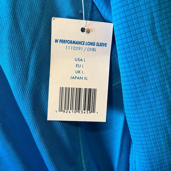 Hoka One Performance Long Sleeve In Blue Size Large Men's - Picture 6 of 7